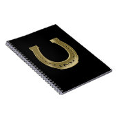 Golden hoefijzer notitieboek (Rechterzijde)