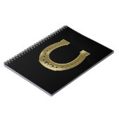 Golden hoefijzer notitieboek (Linkerzijde)