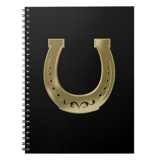 Golden hoefijzer notitieboek (Voorkant)
