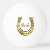 Golden hoefijzer pingpongbal (Voorkant)