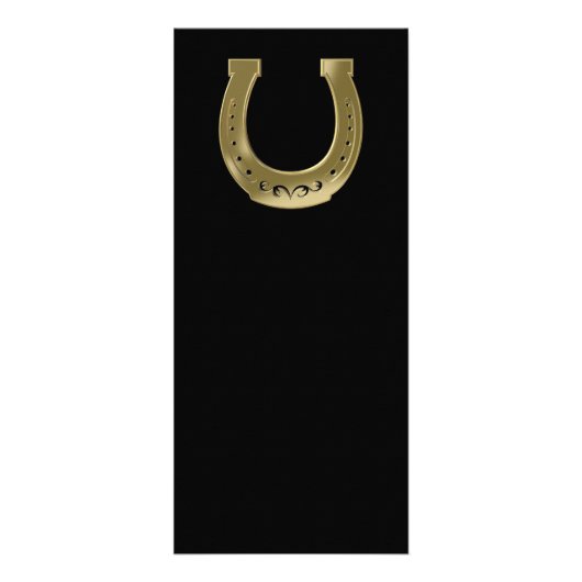 Golden hoefijzer reclamekaart (Voorkant)