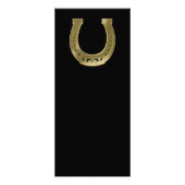 Golden hoefijzer reclamekaart (Achterkant)