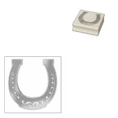 Golden hoefijzer rubberstempel