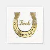 Golden hoefijzer servet (Voorkant)