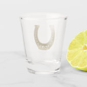 Golden hoefijzer shot glas (Achterkant)