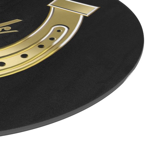 Golden hoefijzer snijplank (Hoek)