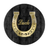 Golden hoefijzer snijplank (Voorkant)