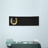 Golden hoefijzer spandoek (Beurs)