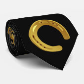 Golden hoefijzer stropdas (Opgerold)