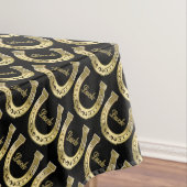 Golden hoefijzer tafelkleed (Voorbeeld)