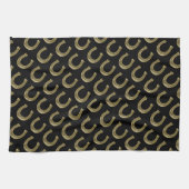 Golden hoefijzer theedoek (Horizontaal)