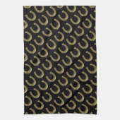 Golden hoefijzer theedoek (Verticaal)