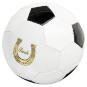 Golden hoefijzer voetbal (Drie kwart)