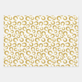 Golden Hoefijzers Succes St. Patricks Dag Inpakpapier Vel (Voorkant 3)