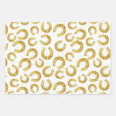 Golden Hoefijzers Succes St. Patricks Dag Inpakpapier Vel (Voorkant)