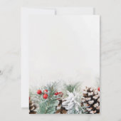 Golden Holiday Cheer Kerstkaart (Achterkant)