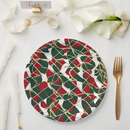 Golden Holiday Elegance Christmas Paper Bord (Huwelijk)