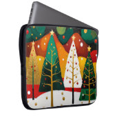Golden Holiday Grove Laptop Sleeve (Voorkant Rechts)
