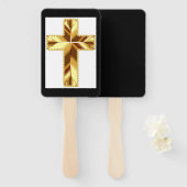 GOLDEN HOLY CROSS HANDWAAIER (Voorkant en achterkant)