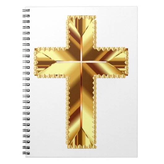 GOLDEN HOLY CROSS NOTITIEBOEK (Voorkant)