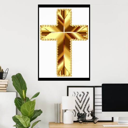 GOLDEN HOLY CROSS POSTER (Thuiskantoor)