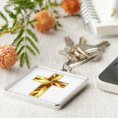 GOLDEN HOLY CROSS SLEUTELHANGER (Zijkant)