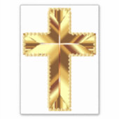 GOLDEN HOLY CROSS STICKER (Voorkant)