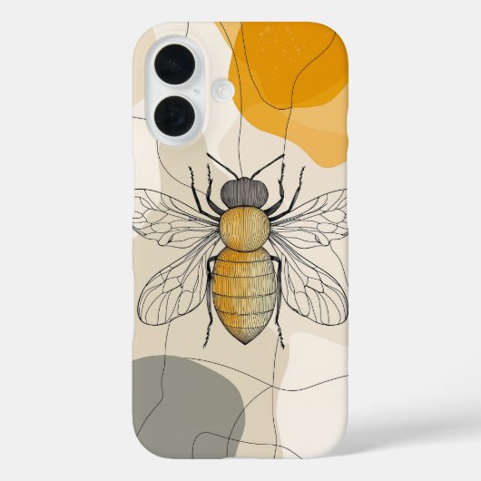 Golden Honey Bee Harmony Case-Mate iPhone Case (Achterkant)