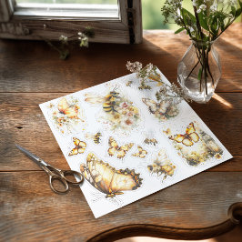 Golden Honey Fairy World – 3c Bees and Butterflies Sticker