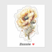 Golden Honey Fairy World – Flowers Sticker (Vel)