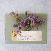 Golden Honeycomb Bee  Return Address Labels