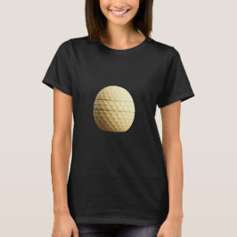 Golden Honeycomb Egg Design T-shirt
