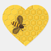 Golden Honeycomb en Honeybee Stickers (Voorkant)