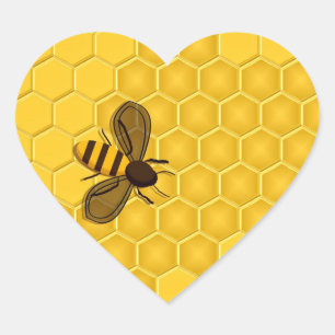 Golden Honeycomb en Honeybee Stickers