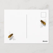 Golden Honeycomb & Honeybees Custom Briefkaart (Achterkant)