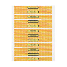 Golden Honeycomb-labels voor veiligheidskleden