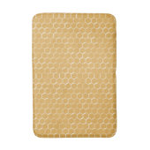 Golden Honeycomb Pattern Badmat (Voorkant Verticaal)