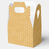 Golden Honeycomb Pattern Bedankdoosjes (Geopend)