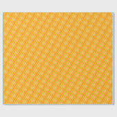 Golden Honeycomb Pattern Cadeaupapier (Vlak)