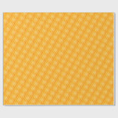 Golden Honeycomb Pattern Cadeaupapier (Vlak)