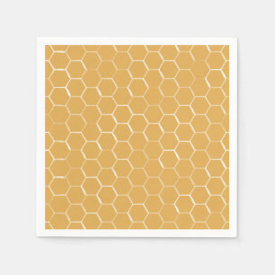 Golden Honeycomb Pattern Servet