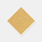 Golden Honeycomb Pattern Servet (Hoek)