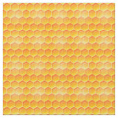 Golden Honeycomb Pattern Stof (Close Up)