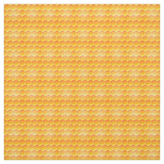 Golden Honeycomb Pattern Stof (Swatch)