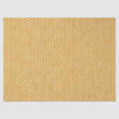 Golden Honeycomb Pattern Tissuepapier (Voorkant)