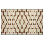 Golden Honeycomb Print Fabric Stof (Fat Quarter)