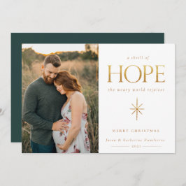 Golden Hope-fotokerstkaart