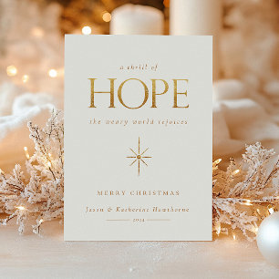 Golden Hope-kerstkaart