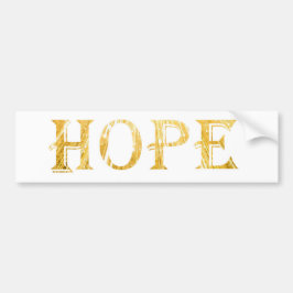 Golden Hope Tekst Bumpersticker