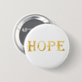 Golden Hope Tekst Ronde Badge Button 5,7 Cm (Voorkant /achterkant)